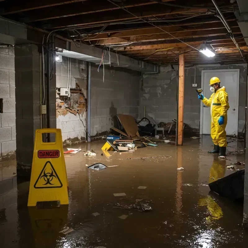 Flooded Basement Electrical Hazard in East Valley, NV Property